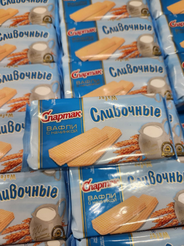 Вафли сливочные Спартак