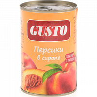 Персики консервированные Gusto 425 гр