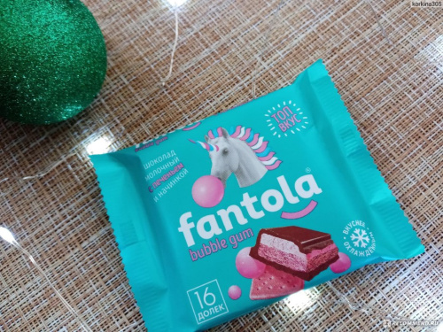 шоколад молочный FANTOLA Bubble Gum фото 2